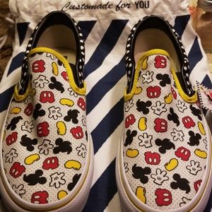 Brand New Custom Mickey Mouse Vans